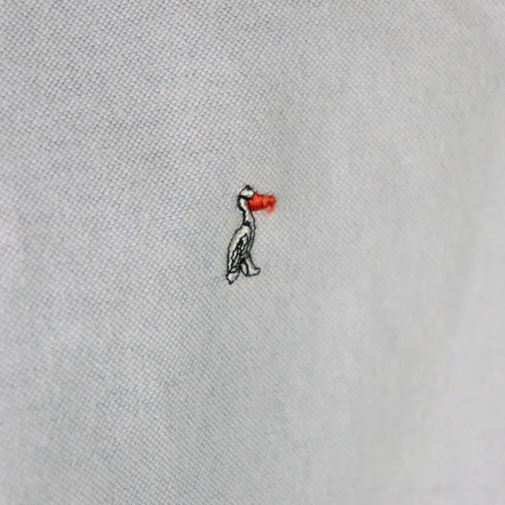 J. Crew Slim Oxford Button Down Pelican Shirt XL